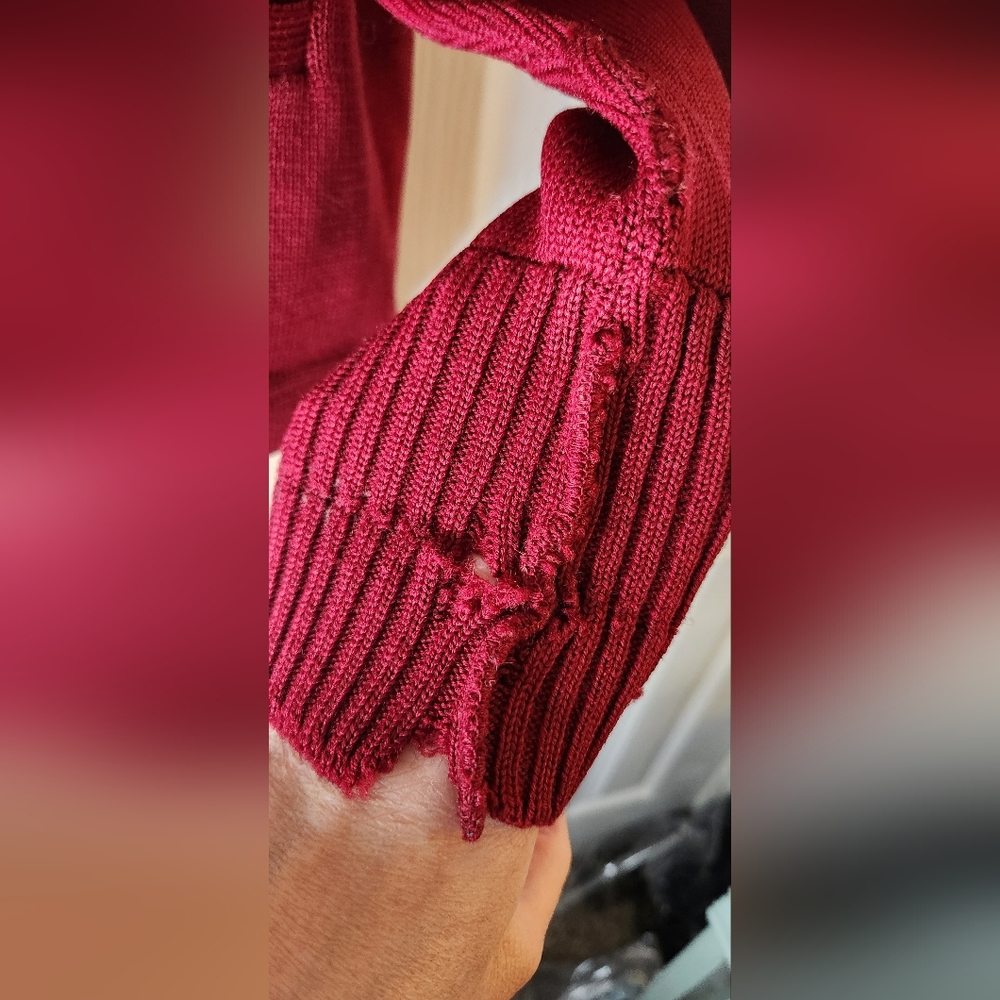 Vintage letterman jacket NC North Central Spokane, wa red black high-school - Picture 5 of 13